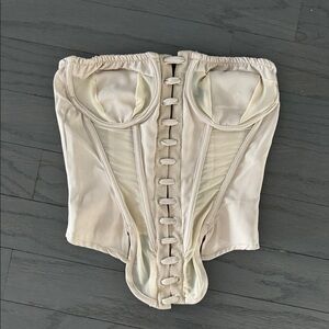 Pretty little thing beige corset